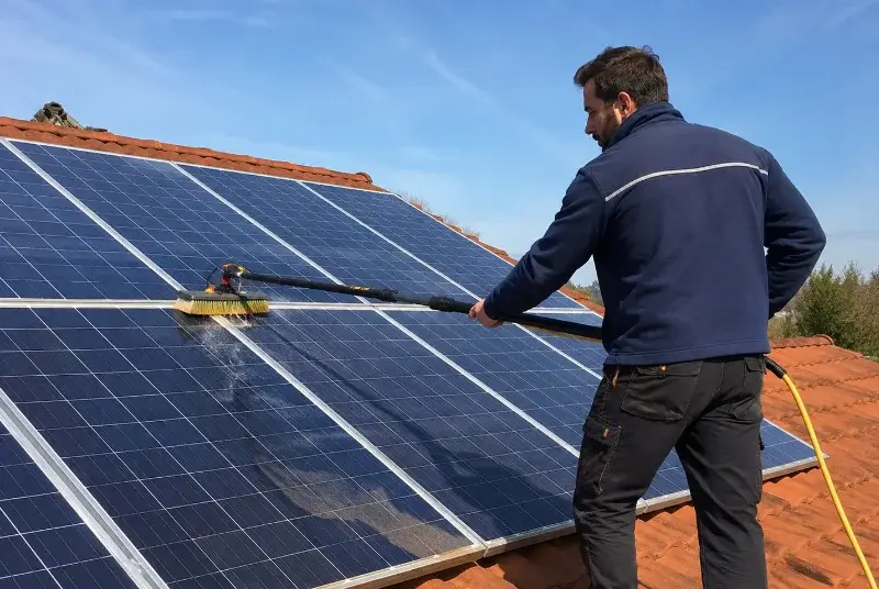 Nettoyage et entretien de panneaux solaires à Couëron